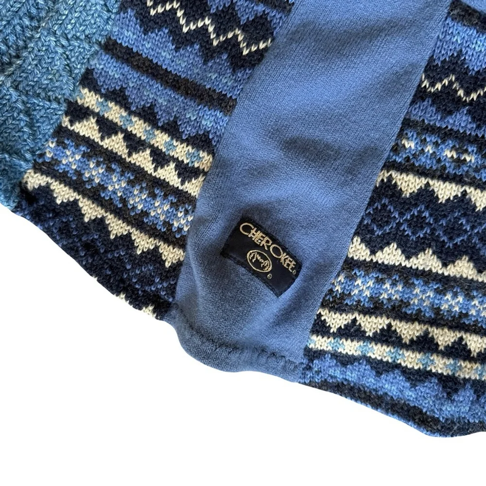 Handmade Upcycled Denim Patchwork Maxi Dress Size XL Artisan Eco-Friendly - Picture 12 of 16